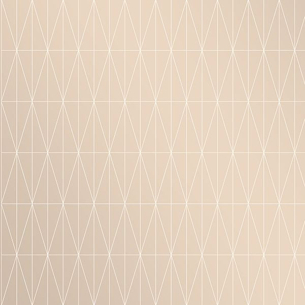 Picture of Tofta Beige Geometric Wallpaper