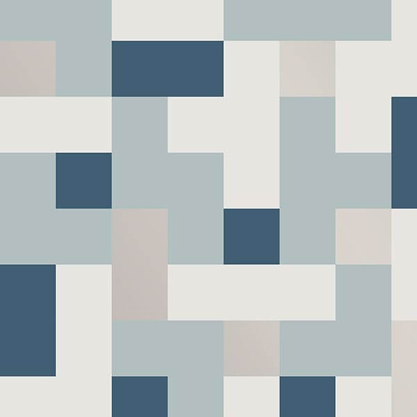 alby-blue-geometric-wallpaper-york-wallcoverings-2889-25221 - York Wallcoverings Wallpaper