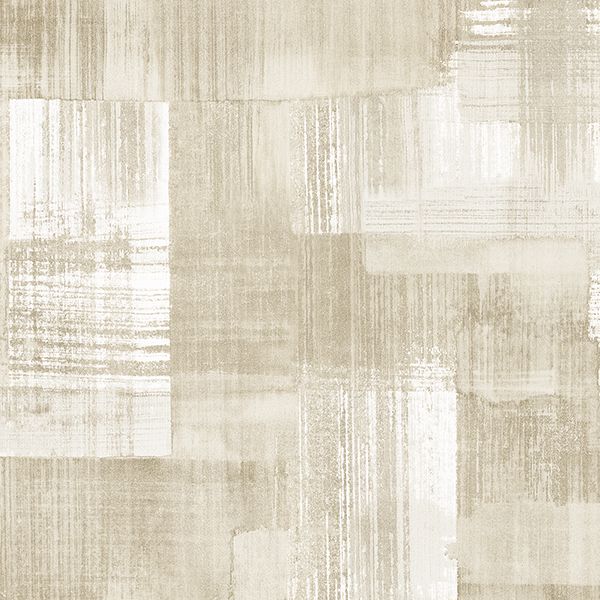 Picture of Trosa Beige Brushstroke Wallpaper