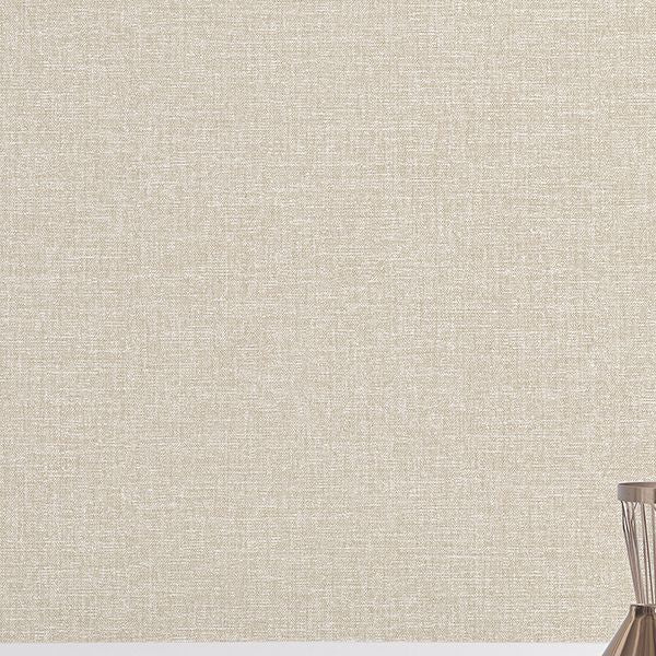 Asa Beige Linen Texture Wallpaper  | Brewster Wallcovering - The WorkRm