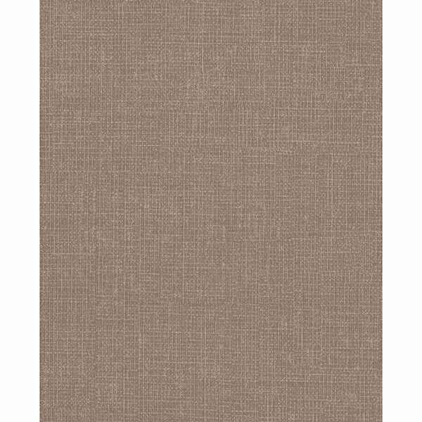 Arya Brown Fabric Texture Wallpaper - York Wallcoverings - 2830-2770