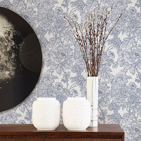 birds-of-paradise-breeze-blue-floral-wallpaper-york-wallcoverings-2901-25411