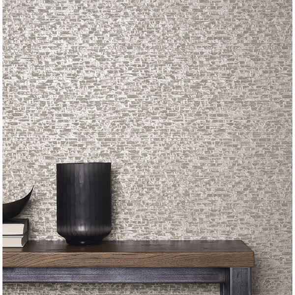 Belvedere Grey Faux Slate Wallpaper - York Wallcoverings - 2908-24902 - York Wallcoverings Wallpaper