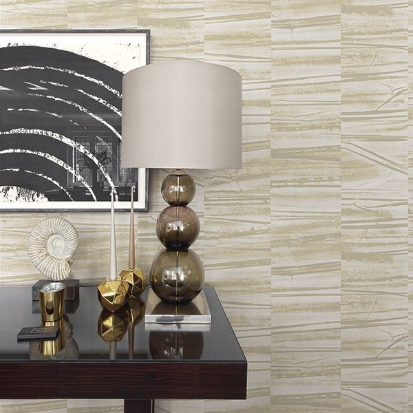 Lithos Light Yellow Geometric Marble Wallpaper  | Brewster Wallcovering - The WorkRm