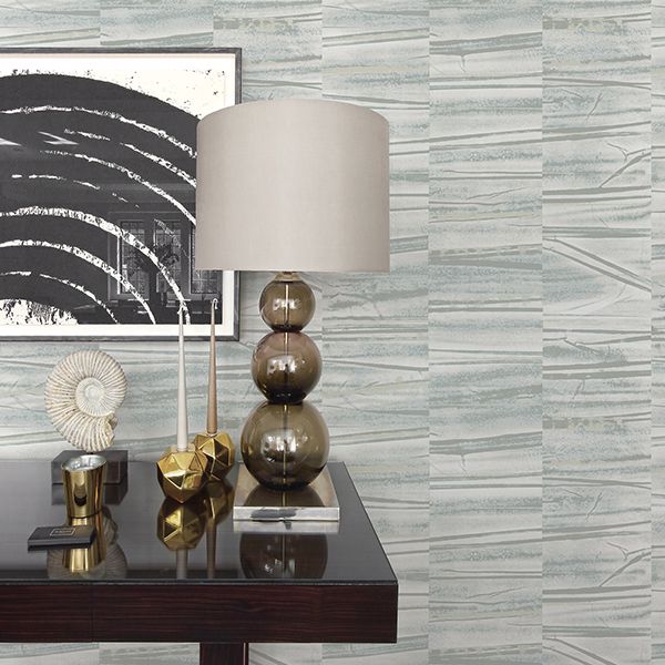 Lithos Slate Geometric Marble Wallpaper  | Brewster Wallcovering - The WorkRm