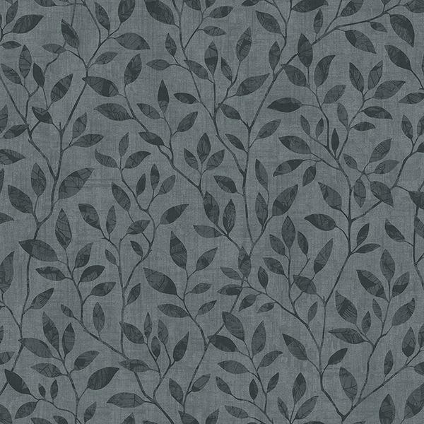 Picture of Willow Dark Grey Silhouette Trail Wallpaper