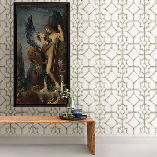 Verandah Moss Shibori Wallpaper - York Wallcoverings - 2902-25531 - York Wallcoverings Wallpaper