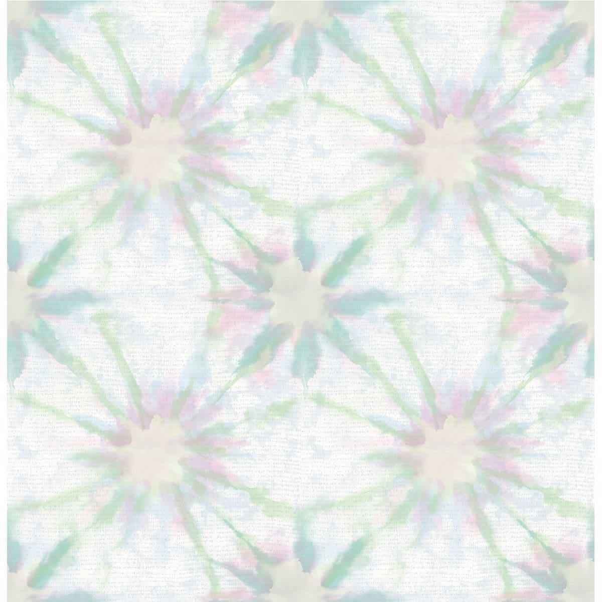 Iris Green Shibori Wallpaper - York Wallcoverings - 1014-001856