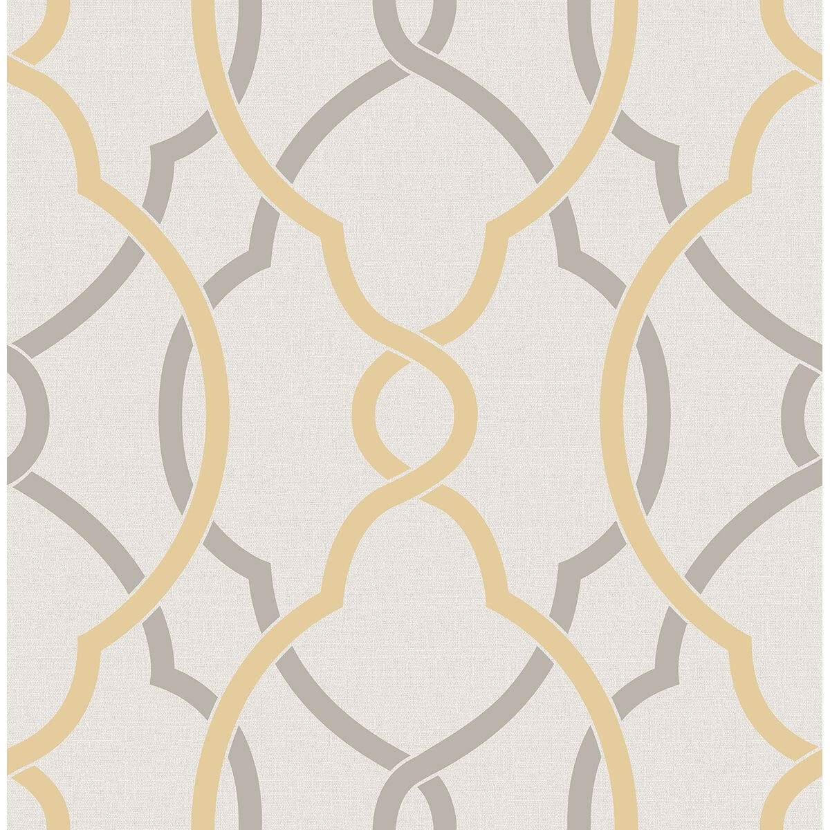 sausalito-yellow-lattice-wallpaper-york-wallcoverings-2697-22620 - York Wallcoverings Papel pintado