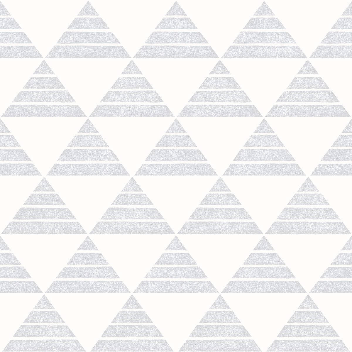 summit-light-grey-triangle-wallpaper-york-wallcoverings-2697-78073 - York Wallcoverings Wallpaper