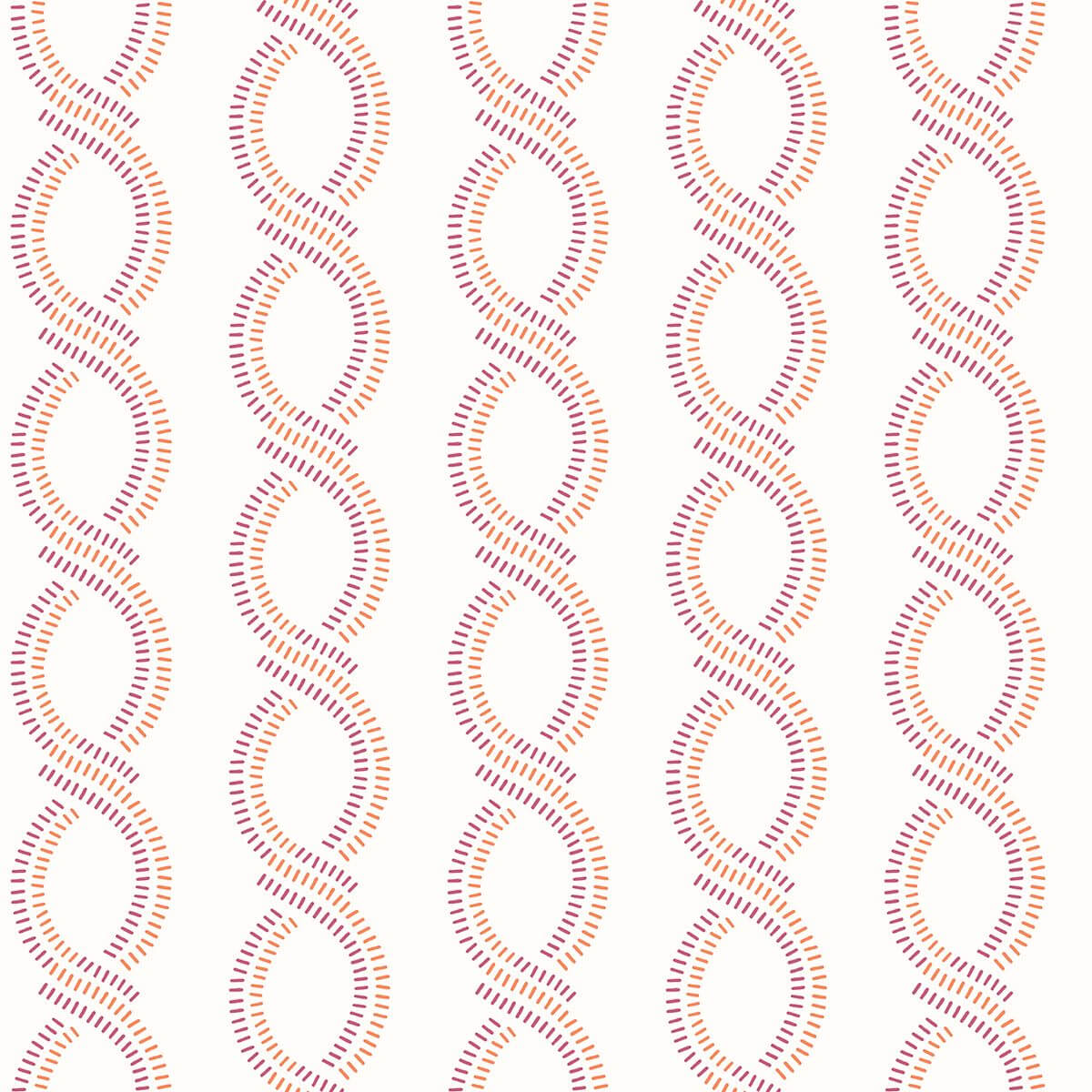 helix-pink-stripe-wallpaper-york-wallcoverings-2697-78063 - York Wallcoverings Papel pintado