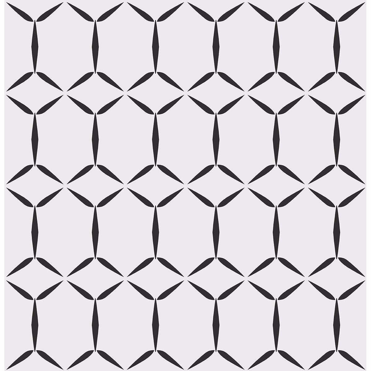 Picture of Fusion White Geometric Wallpaper