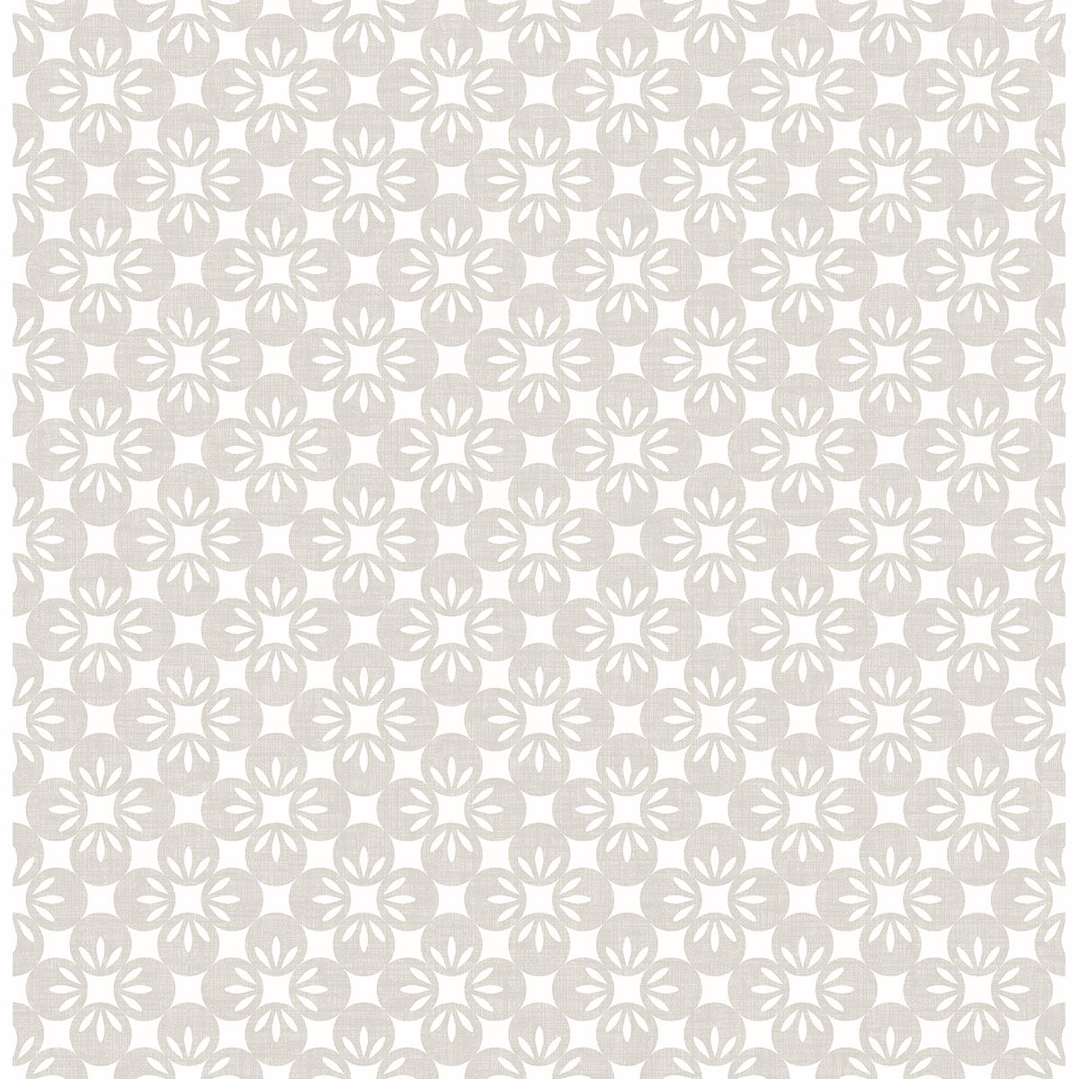 Picture of Orbit Neutral Floral Wallpaper