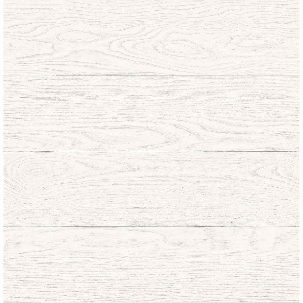 Salvaged Wood White Plank Wallpaper - York Wallcoverings - 2540-24030