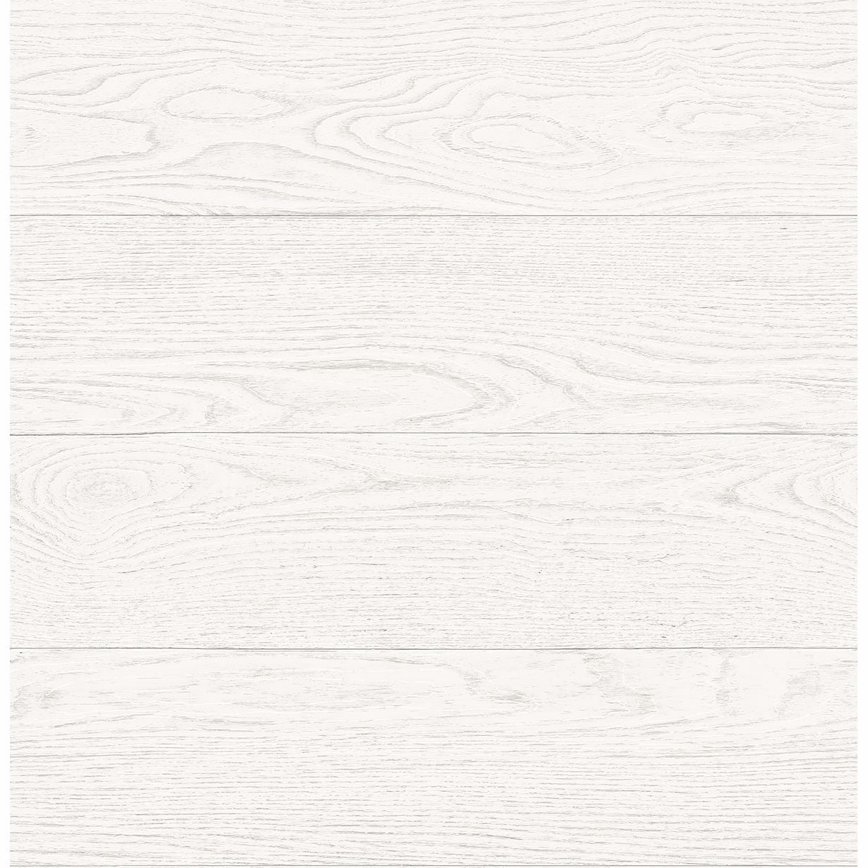 Brewster Wallcovering-Salvaged Wood White Plank Wallpaper