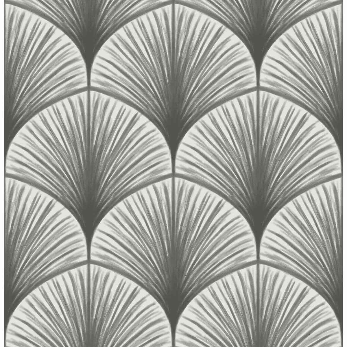 Dusk Grey Frond Wallpaper - York Wallcoverings - 2763-24230 - York Wallcoverings Wallpaper