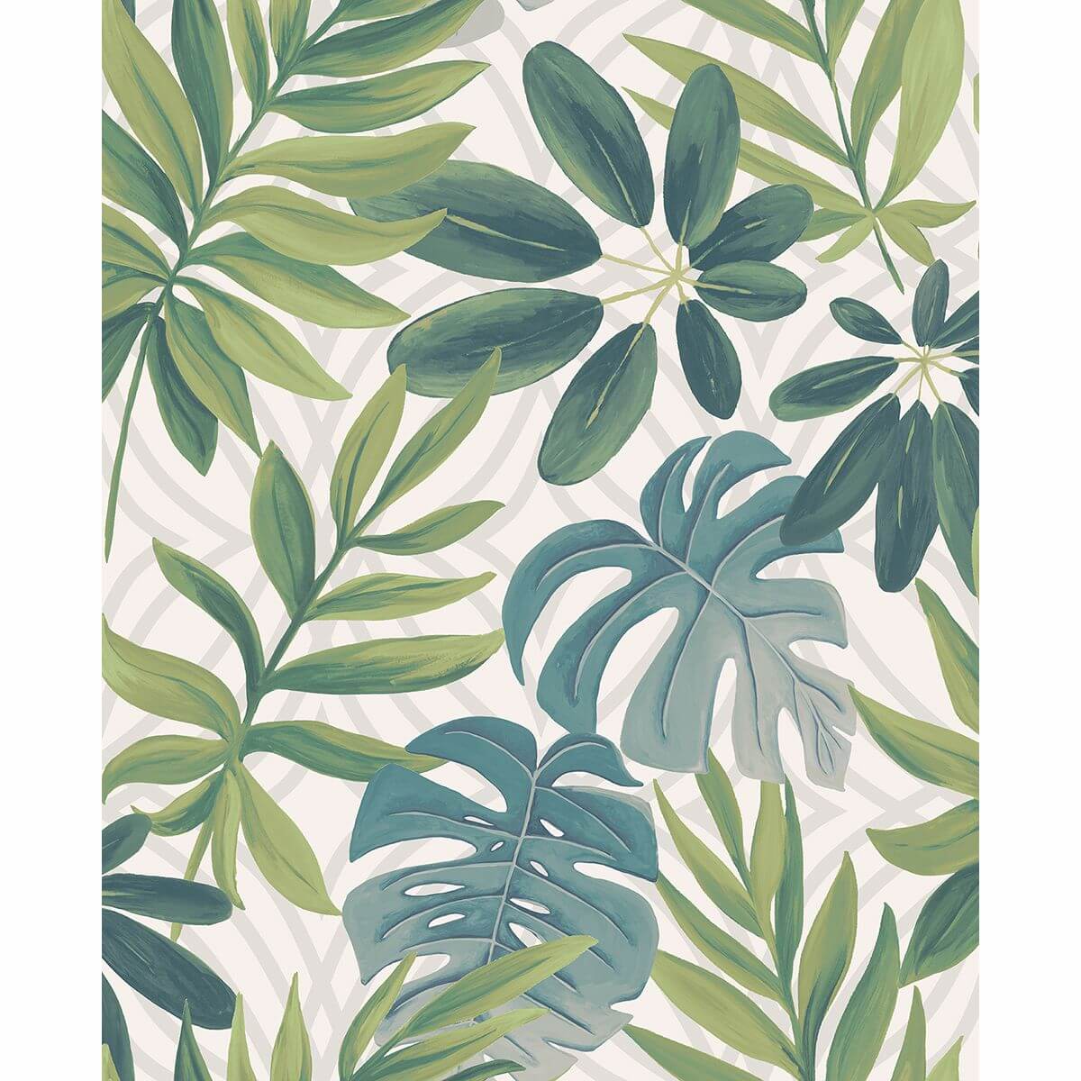 Nocturnum White Leaf Wallpaper - York Wallcoverings - 2763-24200 - York Wallcoverings Wallpaper