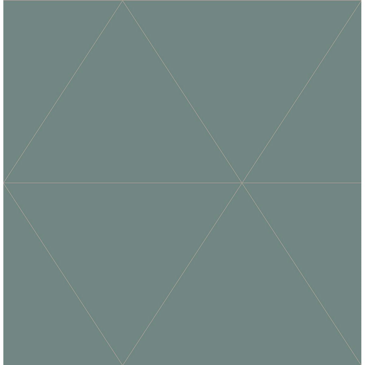 Picture of Twilight Green Geometric Wallpaper