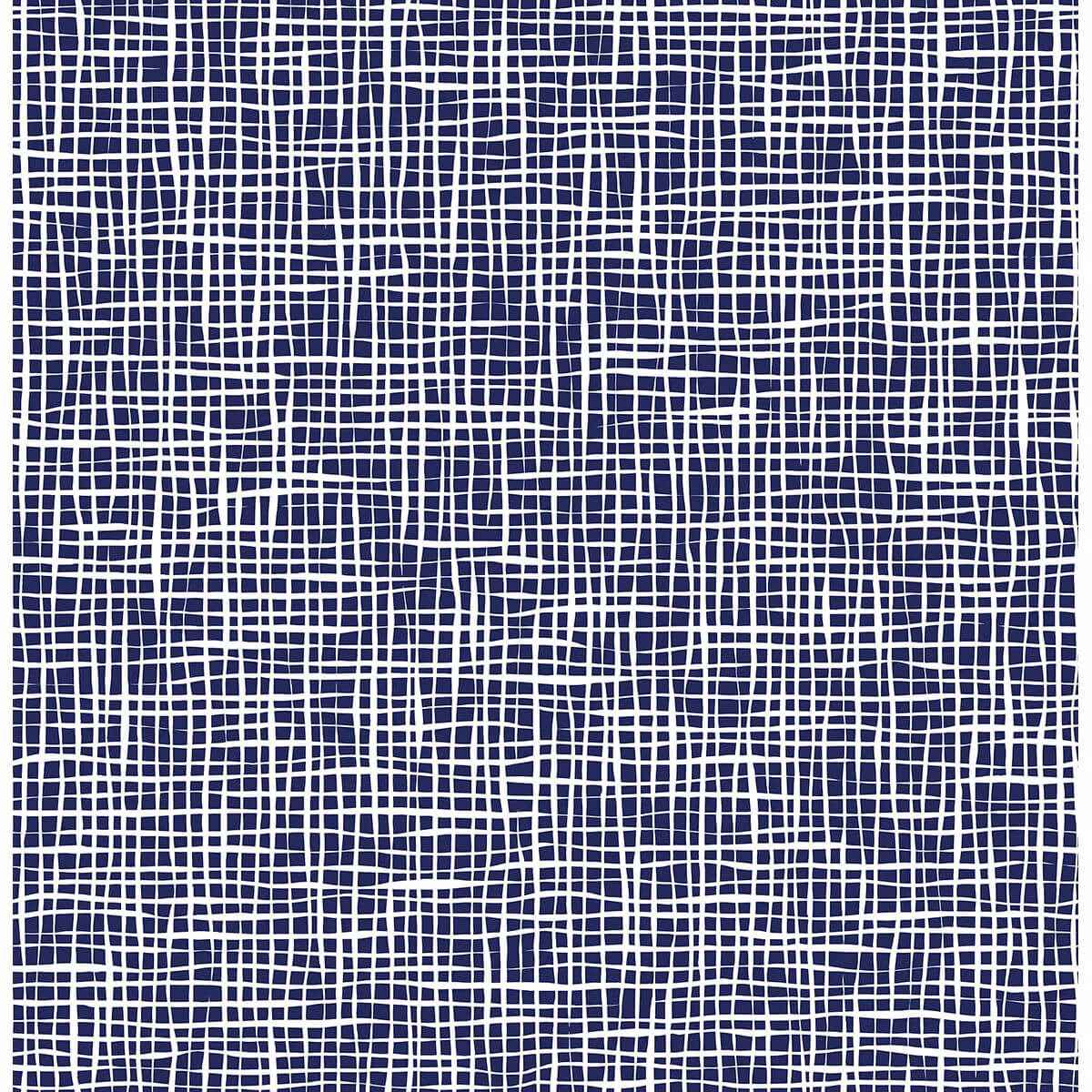 Shanti Blue Grid Wallpaper - York Wallcoverings - 2764-24330 - York Wallcoverings Wallpaper
