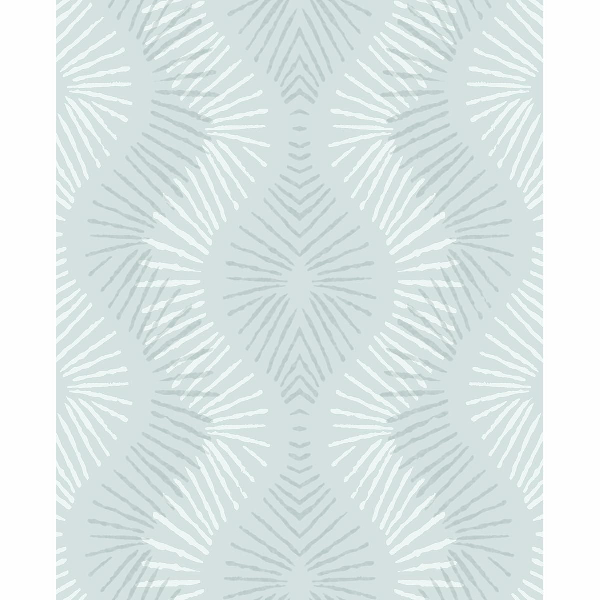 Brewster Wallcovering-Feliz Seafoam Beaded Ogee Wallpaper