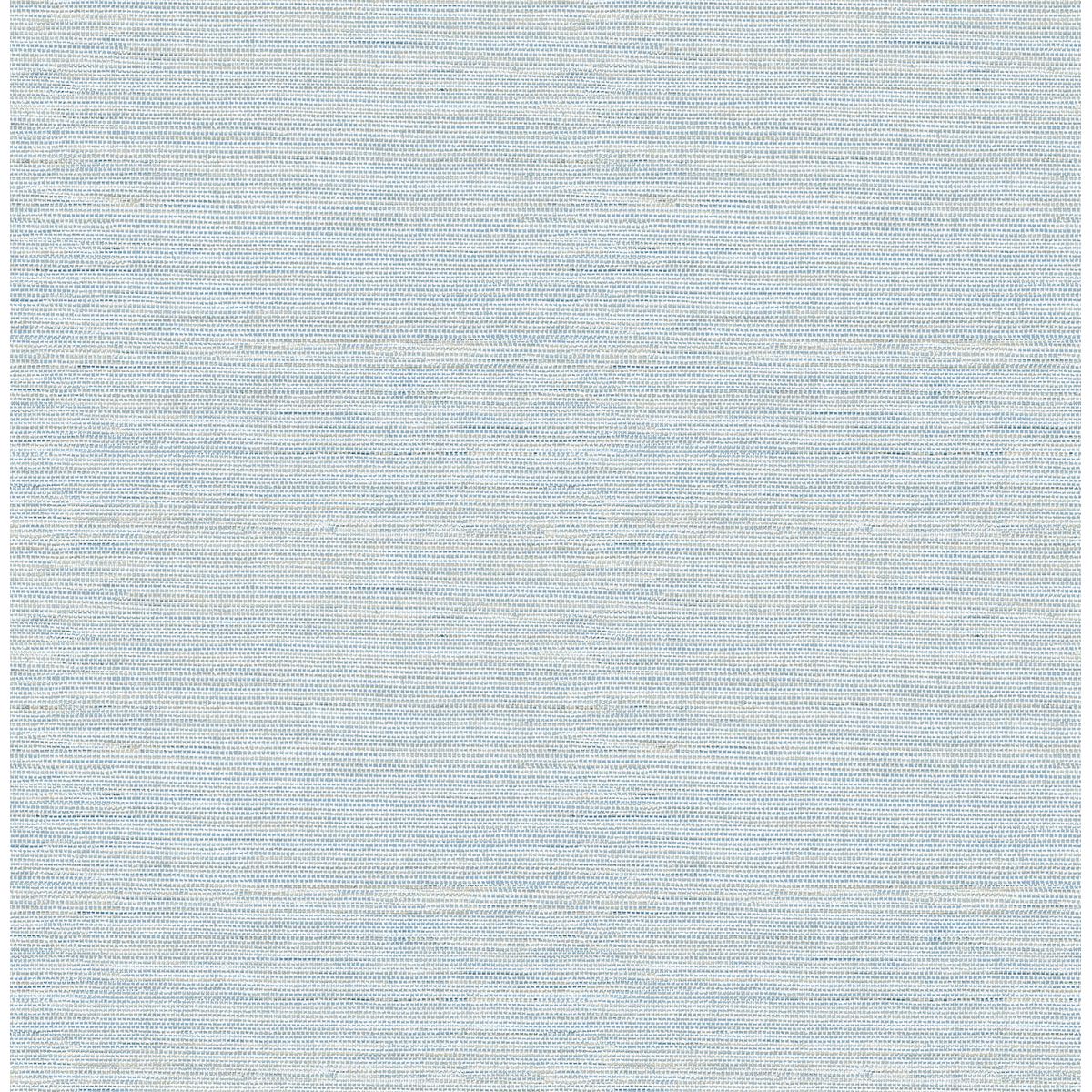 Picture of Lilt Blue Faux Grasscloth Wallpaper