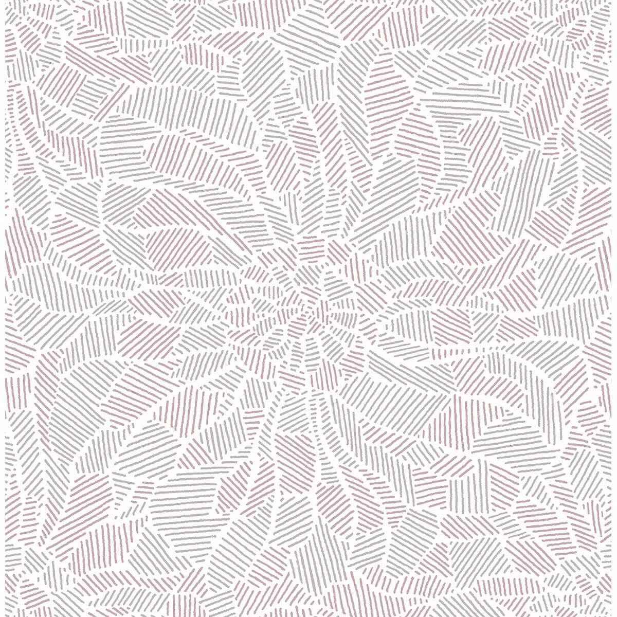 Daydream Purple Abstract Floral Wallpaper - York Wallcoverings - 2793-24719
