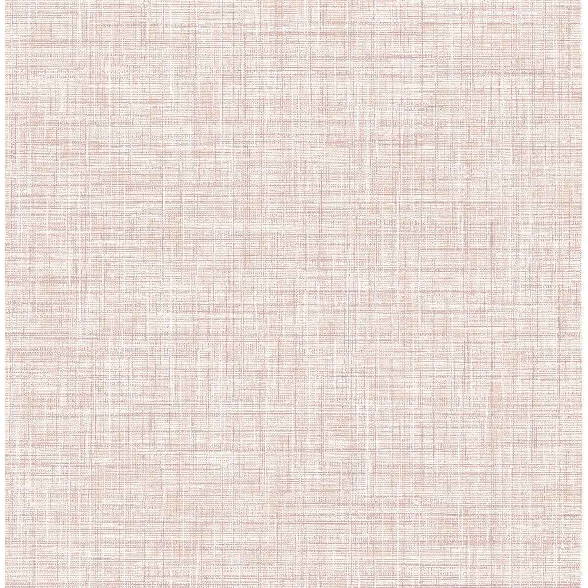 Poise Pink Linen Wallpaper - York Wallcoverings - 2793-24272