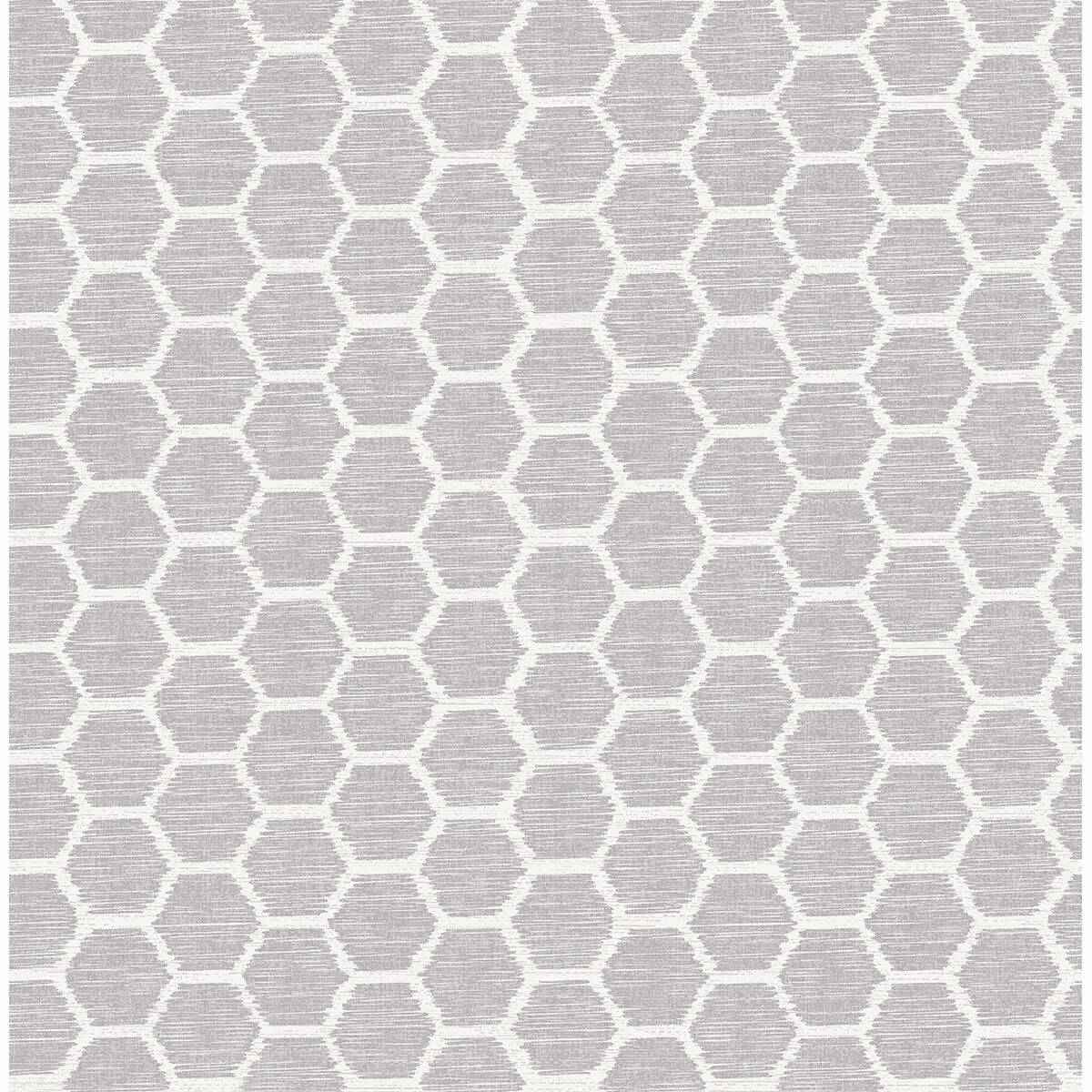 Aura Lavender Honeycomb Wallpaper - York Wallcoverings - 2793-24711 - York Wallcoverings Wallpaper