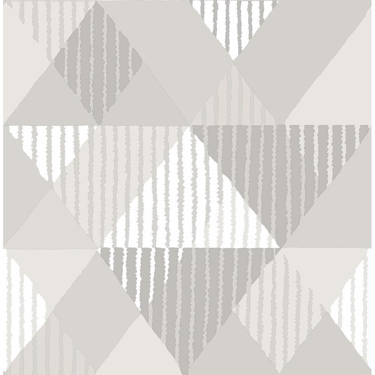 Brewster Wallcovering-Mod Peaks Platinum Wallpaper by Sarah Richardson