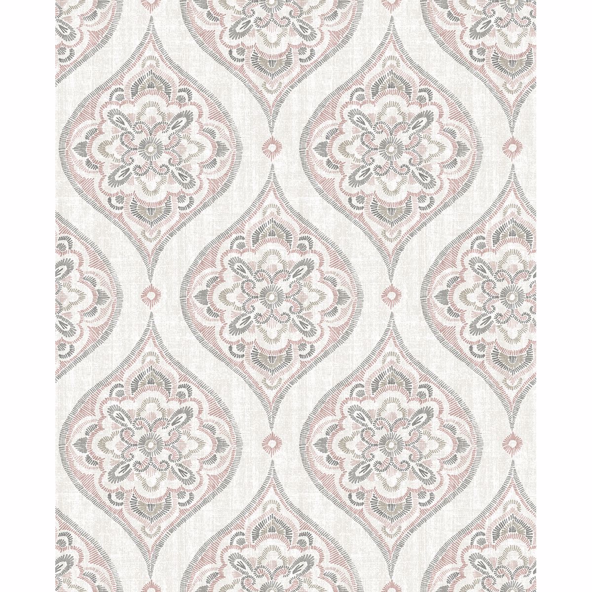 Picture of Adele Rose Damask Wallpaper
