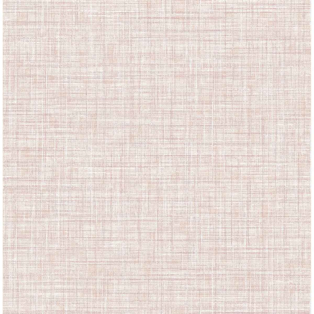 Mendocino Rose Rose Linen Wallpaper - York Wallcoverings - 2821-24272