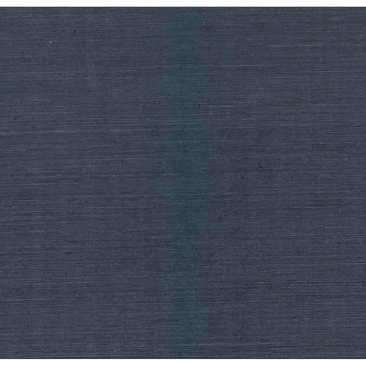 Peninnsula Navy Sisal Grasscloth Wallpaper - York Wallcoverings - 2829-80088