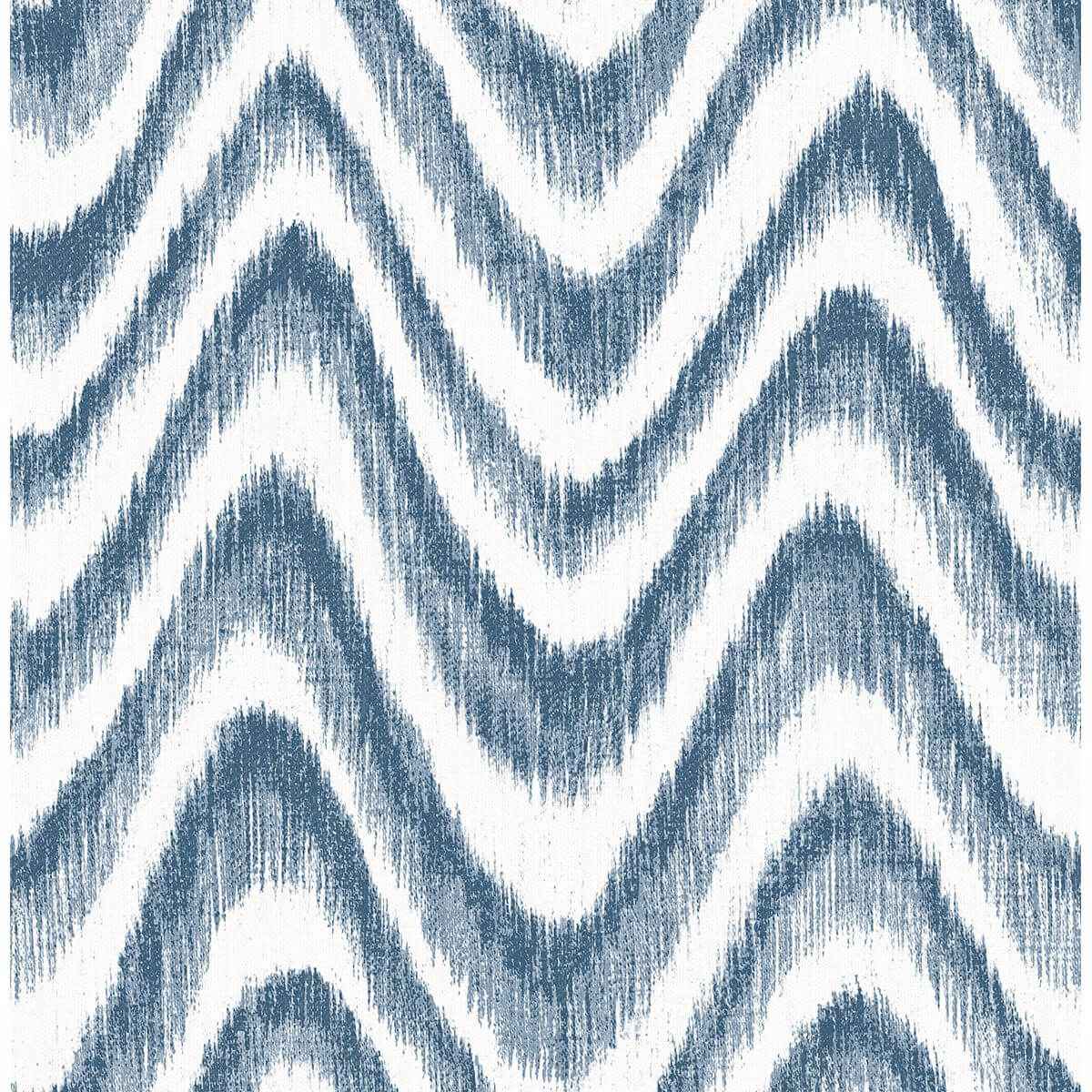 Bargello Blue Faux Grasscloth Wave Wallpaper - York Wallcoverings - 2901-25408 - York Wallcoverings Wallpaper