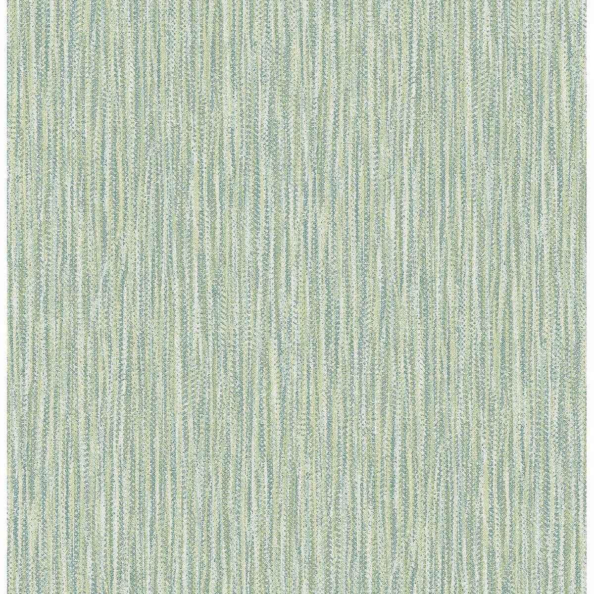 Raffia Thames Green Faux Grasscloth Wallpaper - York Wallcoverings - 2901-25421