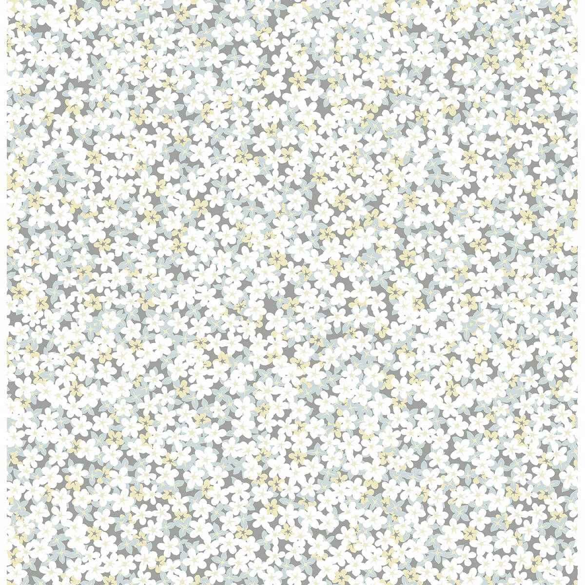 Giverny Multicolor Miniature Floral Wallpaper - York Wallcoverings - 2901-25444