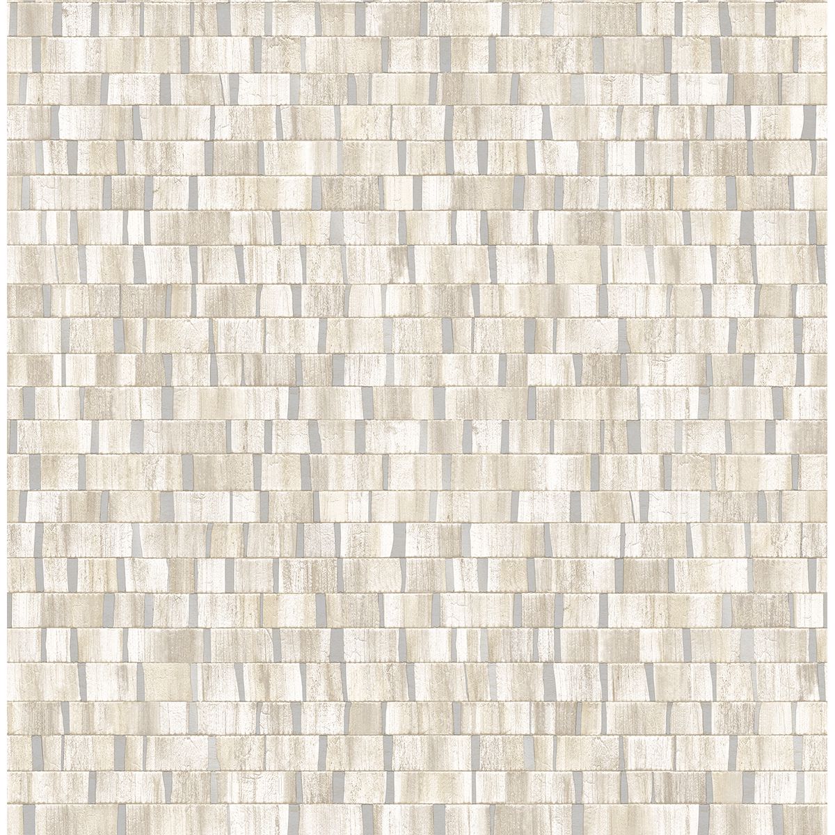 Picture of Dobby Cream Geometric Wallpaper