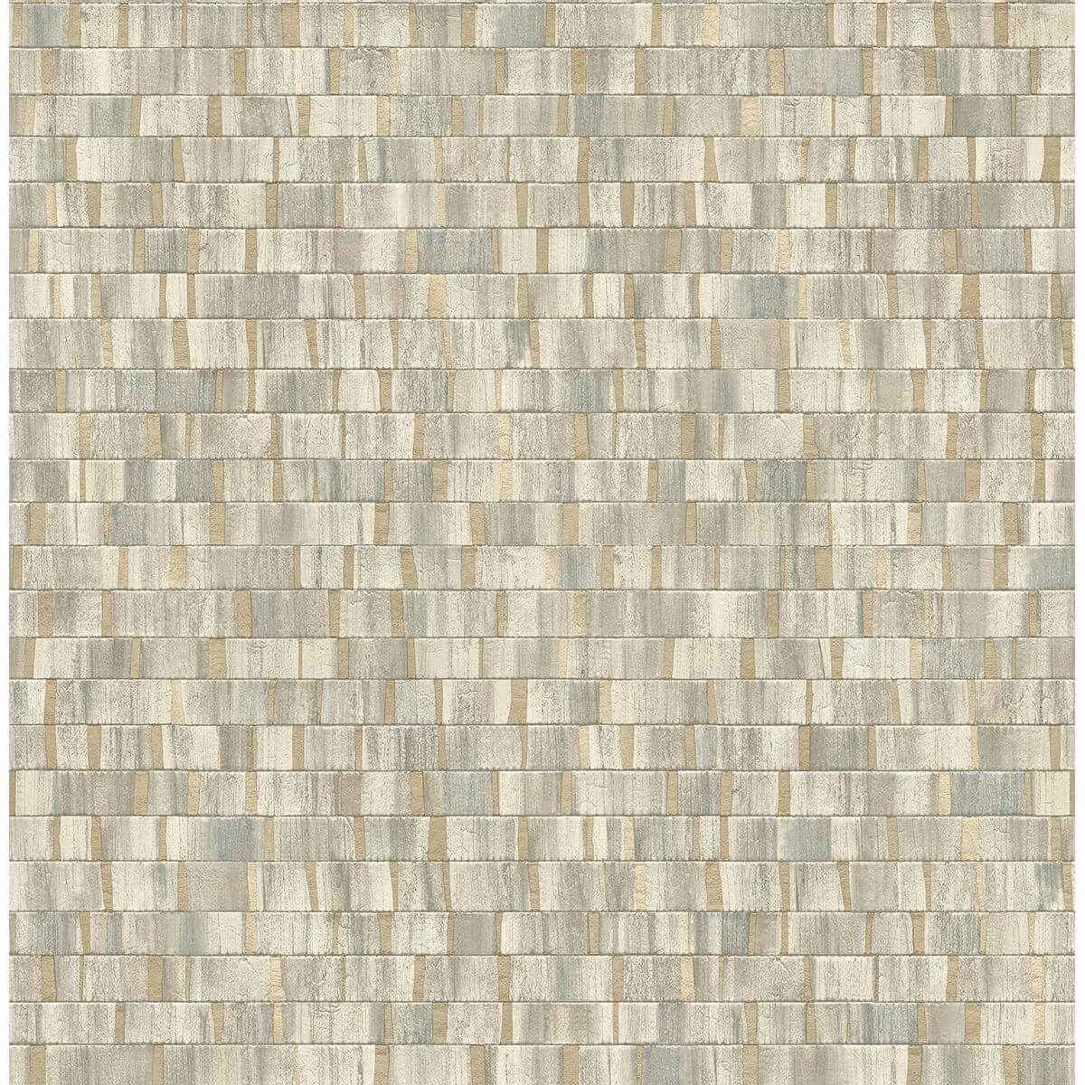 Dobby Gold Geometric Wallpaper - York Wallcoverings - 2908-24959