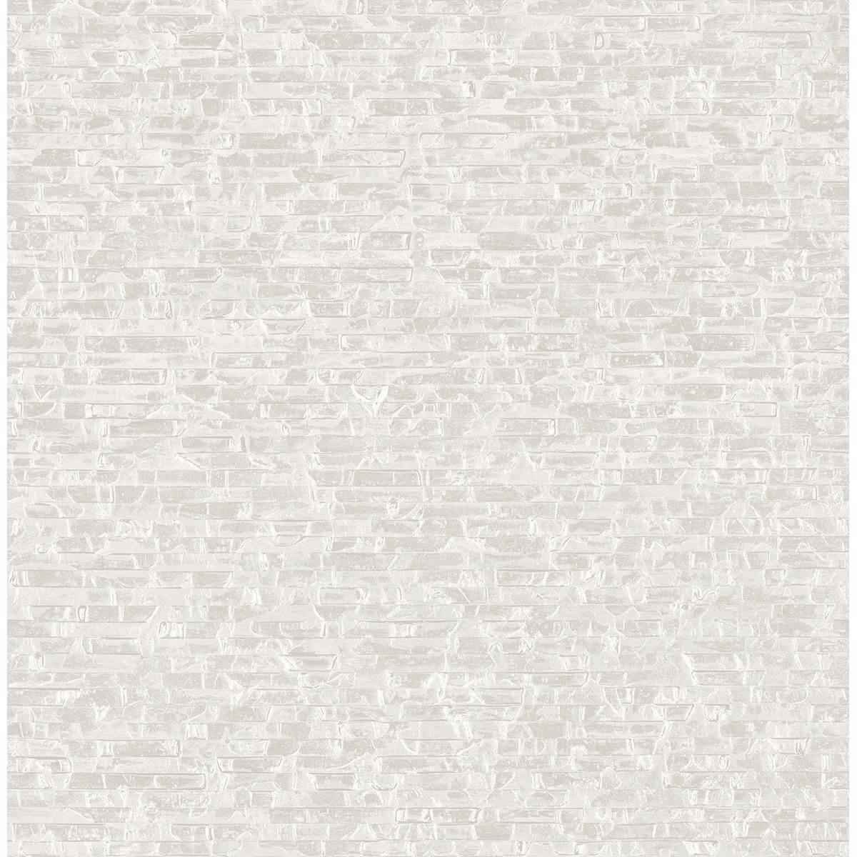Belvedere Ivory Faux Slate Wallpaper - York Wallcoverings - 2908-24918