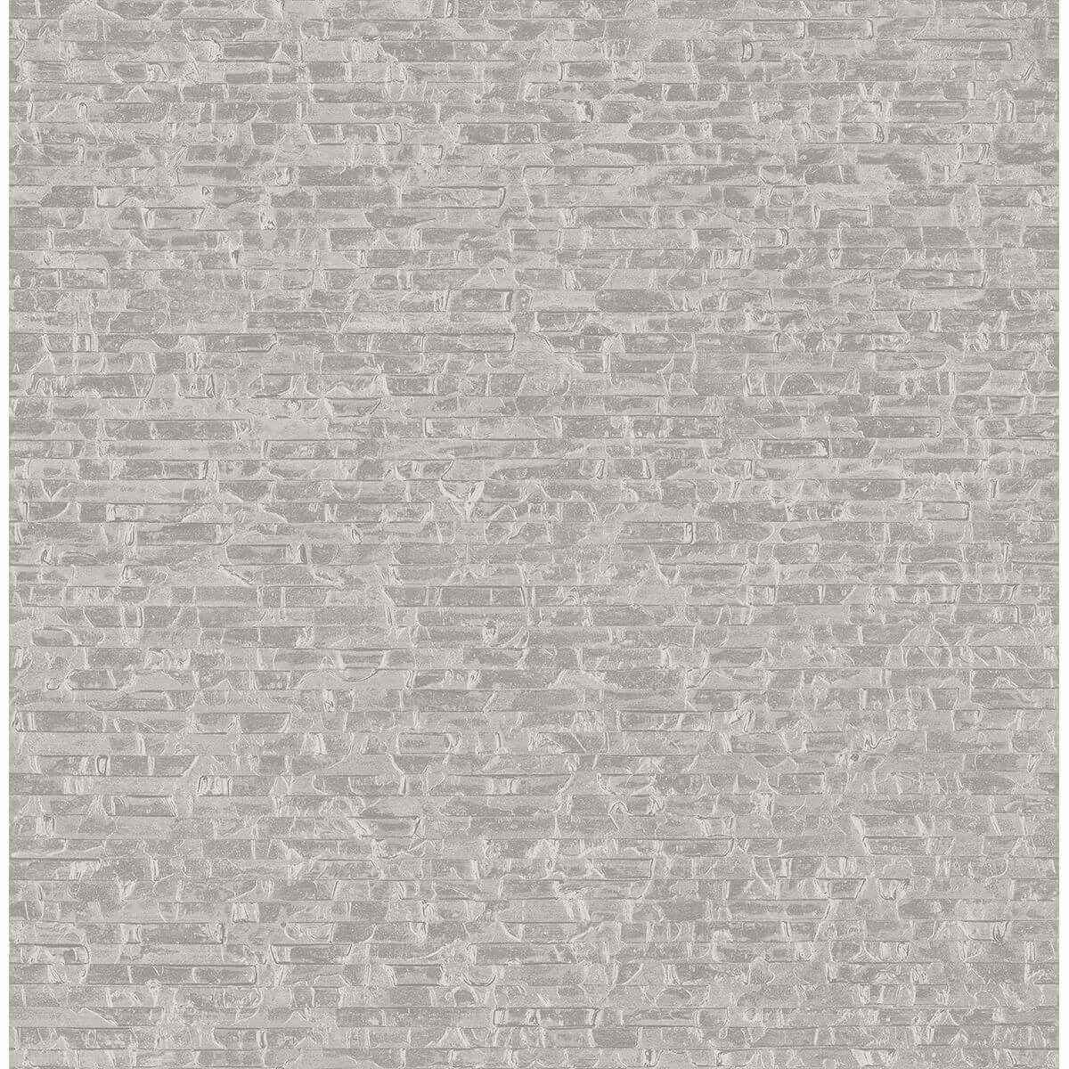 Belvedere Grey Faux Slate Wallpaper - York Wallcoverings - 2908-24902 - York Wallcoverings Wallpaper