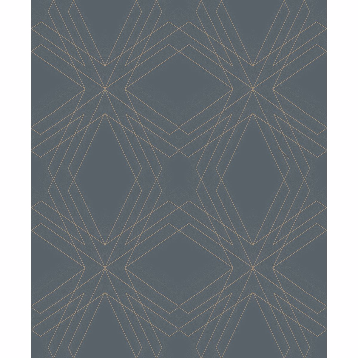 Brewster Wallcovering-Relativity Charcoal Geometric Wallpaper