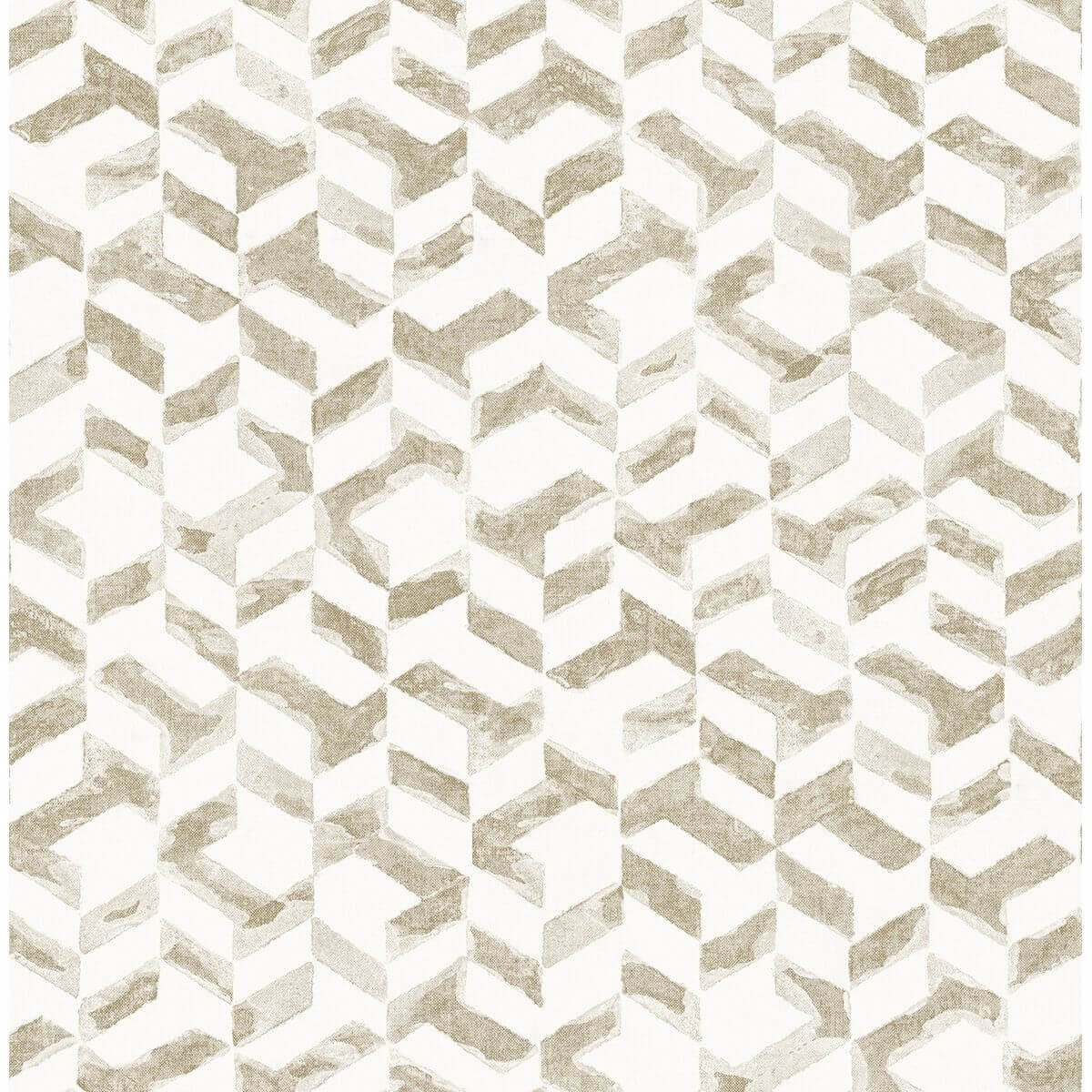 Instep Champagne Abstract Geometric Wallpaper - York Wallcoverings - 2902-25500 - York Wallcoverings Wallpaper