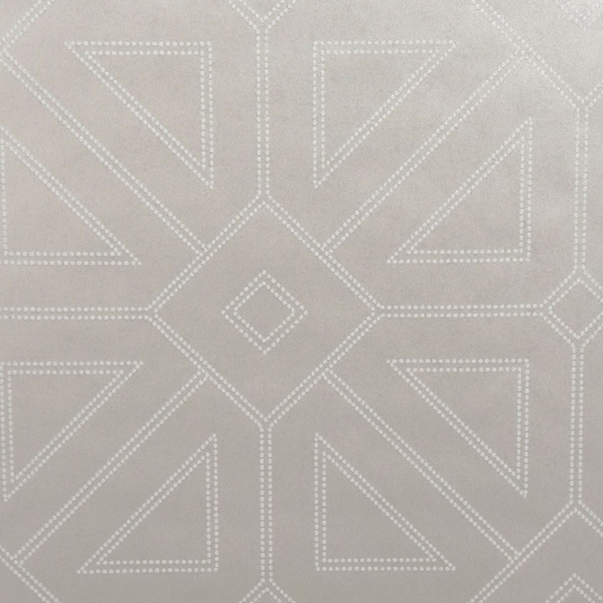 Picture of Voltaire Platinum Geometric Wallpaper