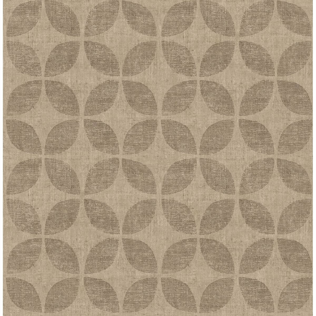 Polaris Brass Geometric Wallpaper - York Wallcoverings - 2902-25514 - York Wallcoverings Wallpaper