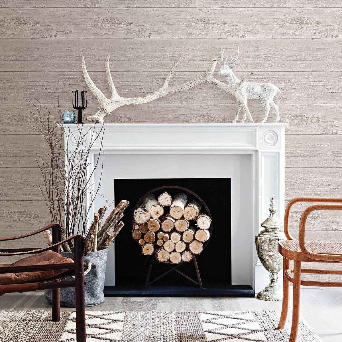Colleen Dove Washed Boards Wallpaper - York Wallcoverings - 2922-22323 - York Wallcoverings Wallpaper