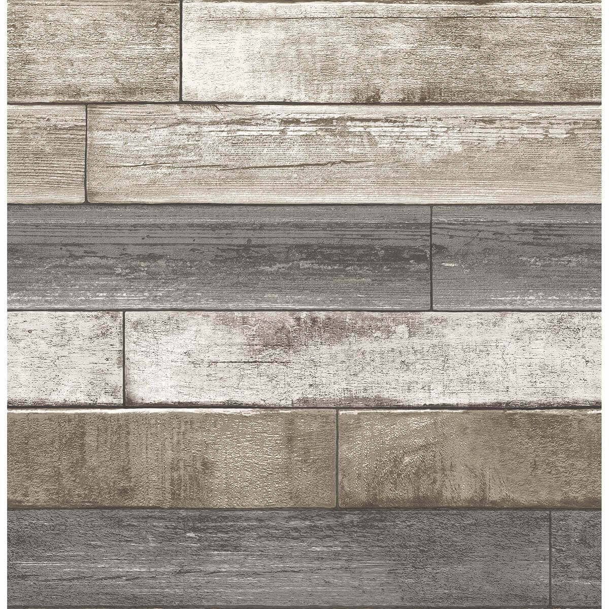 porter-brown-weathered-plank-wallpaper-york-wallcoverings-2922-22345 - York Wallcoverings Wallpaper