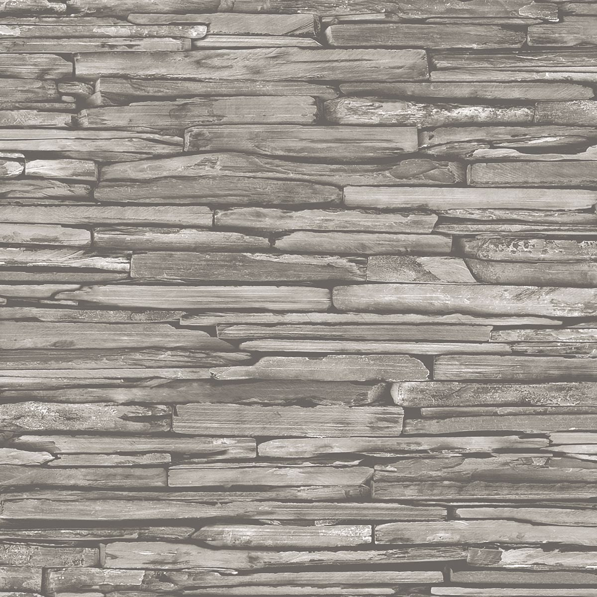 Brewster Wallcovering-McGuire Taupe Stacked Slate Wallpaper