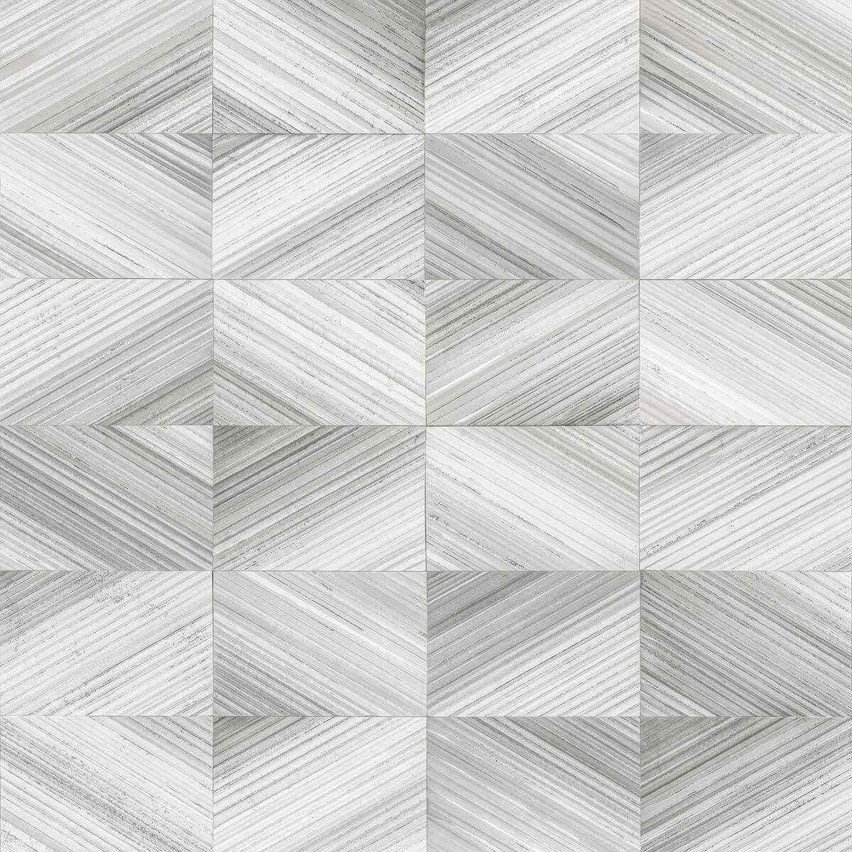 Stratum Grey Geometric Wood Wallpaper - York Wallcoverings - 2922-25379 - York Wallcoverings Wallpaper