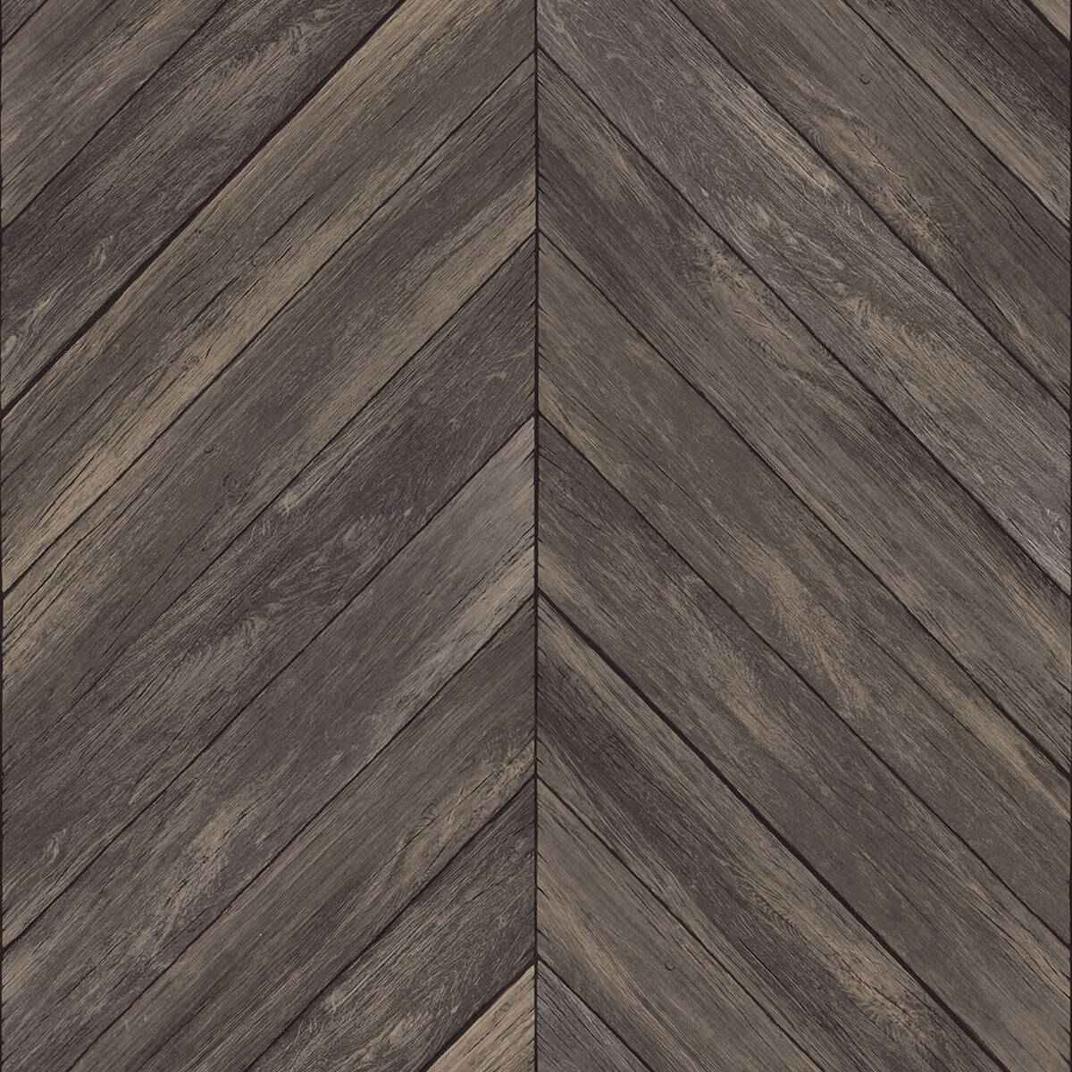 Wildwood Walnut Peel and Stick Wallpaper - York Wallcoverings - NH3064