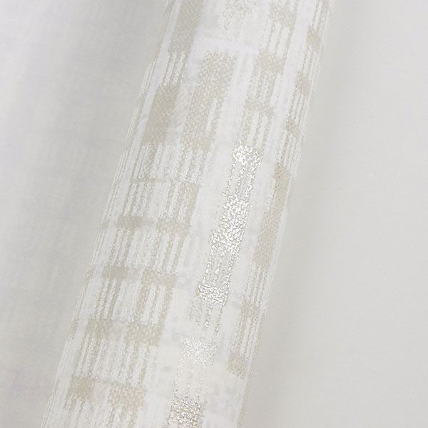 Clarice Cream Distressed Faux Linen Wallpaper  | Brewster Wallcovering