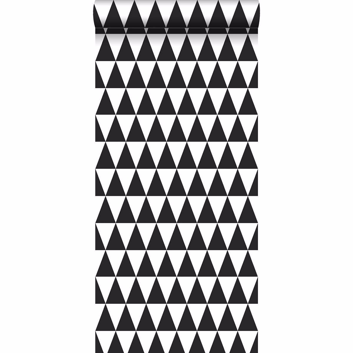 Verdon Black Geometric Wallpaper  | Brewster Wallcovering - The WorkRm